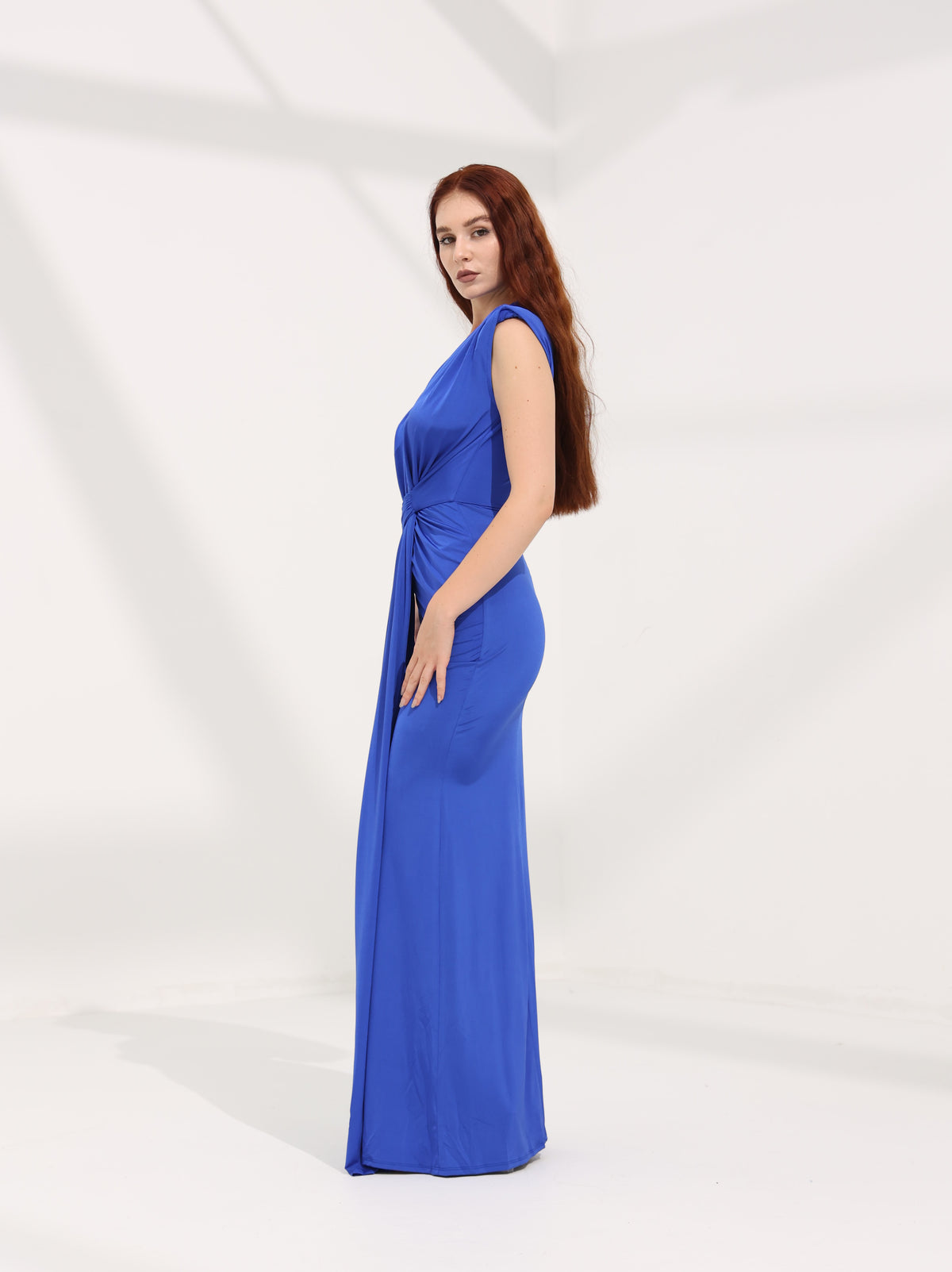 Plunge Maxi Gown Evening Dress