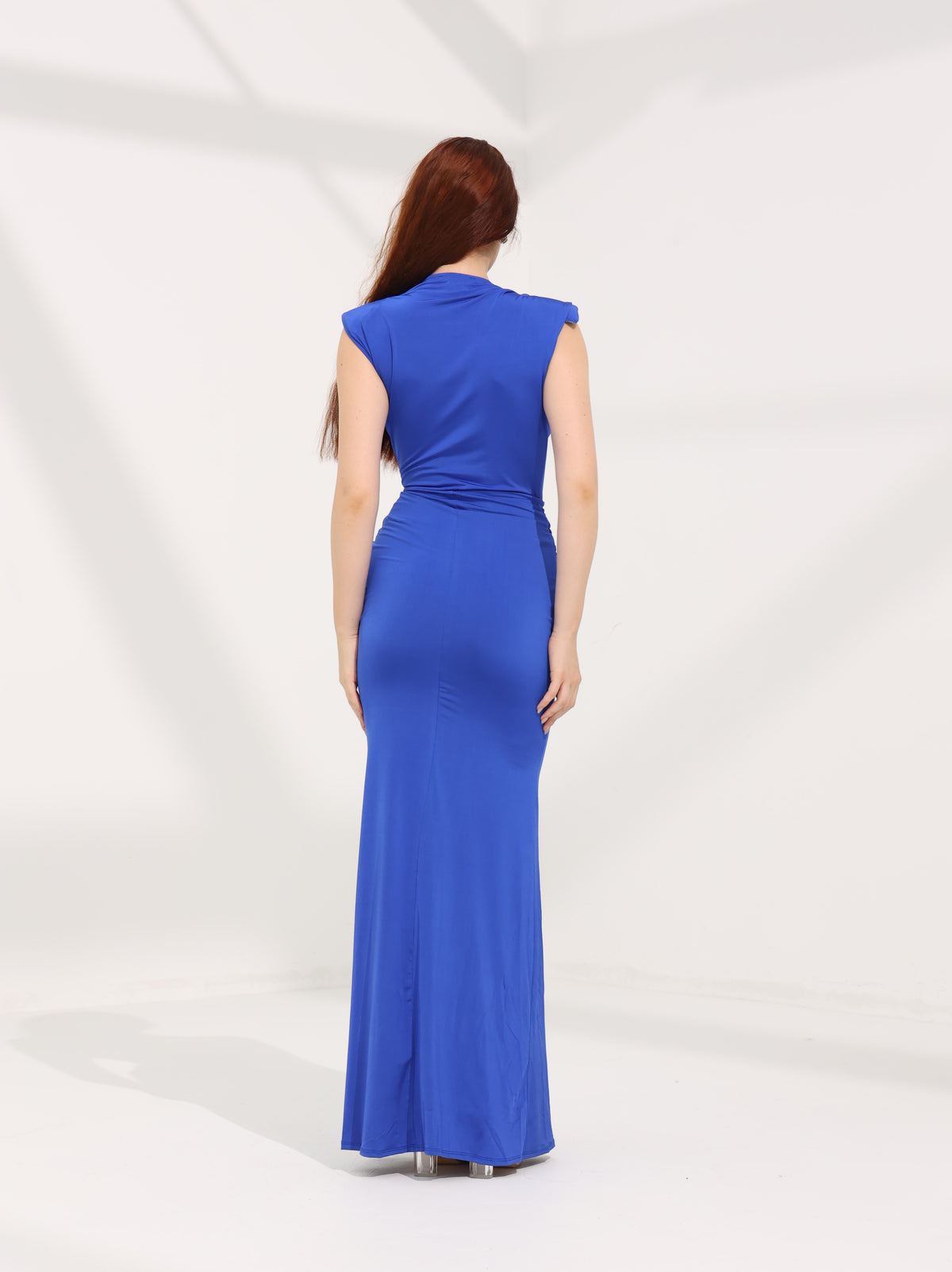 Plunge Maxi Gown Evening Dress