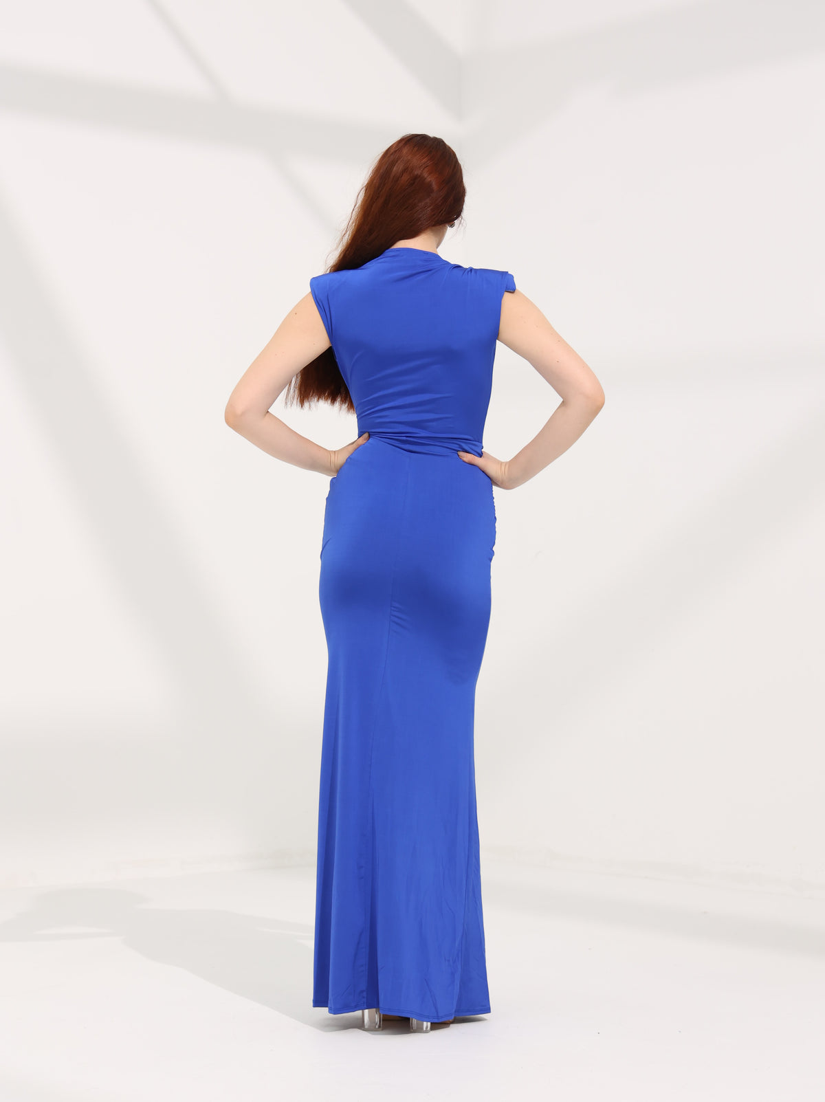 Plunge Maxi Gown Evening Dress