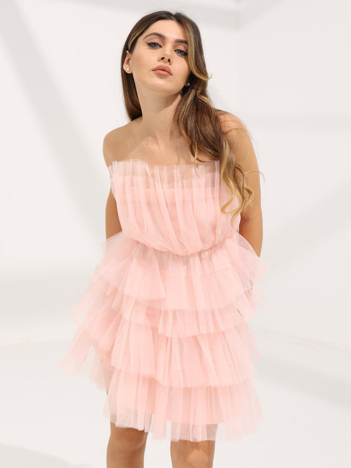 Tulle Tiered Dress