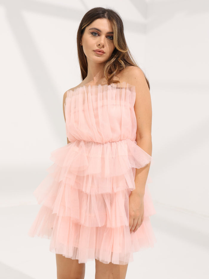 Tulle Tiered Dress