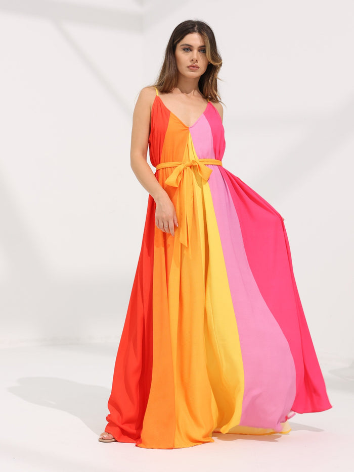 Front Tie Maxi Dress