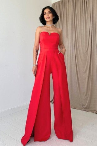 Front Slit Jumpsuit