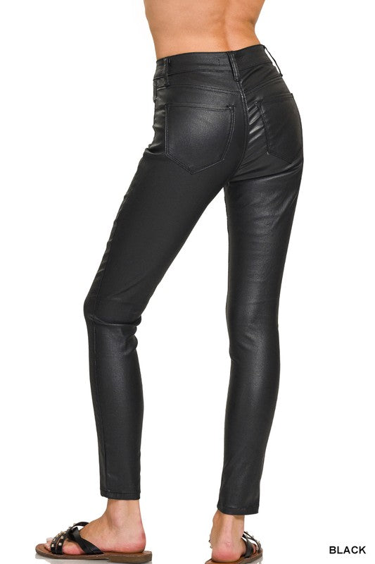 Faux Leather Skinny Pants