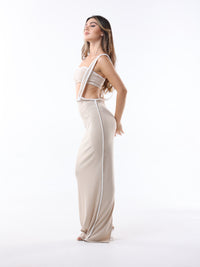 Suspender Maxi Skirt Set