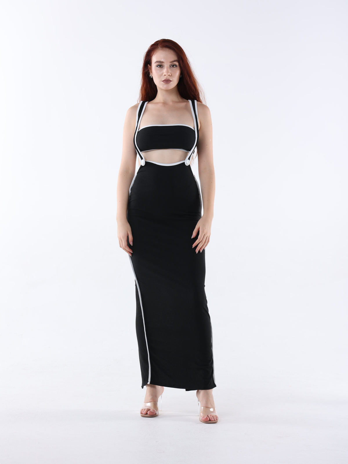 Suspender Maxi Skirt Set