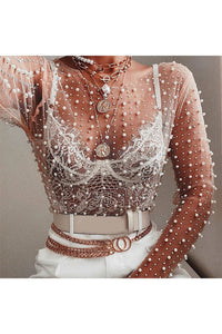 Pearl Sheer Top